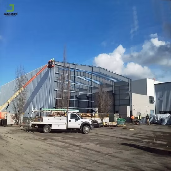 아연 도금 조립식 물류 철골 구조 저장